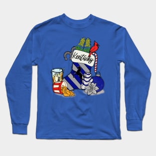 Kentucky Christmas Stocking Long Sleeve T-Shirt